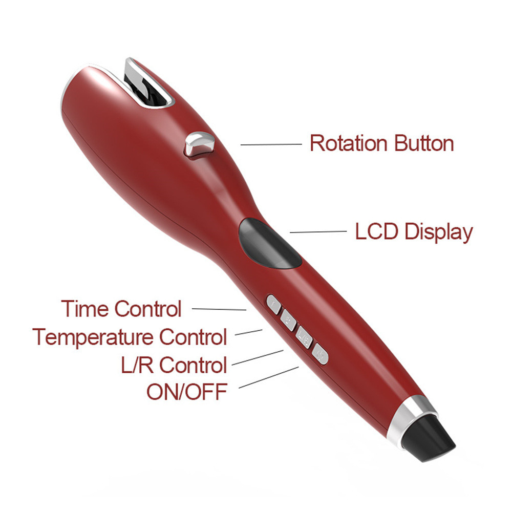 50W Auto Rotating Hair Curler Rotating Hair Curling Iron For Women