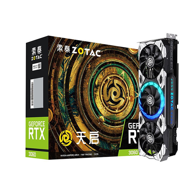 For ZOTAC GeForce RTX 3060 12GD6 OC 12 GB RTX3060 GOOD FOR gaming Cheap Graphic Card