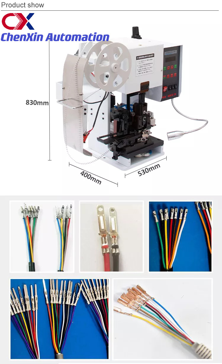 CX-60A Automatic Wire Stripping And Terminal Crimping Machine 1.5T 2T 3T