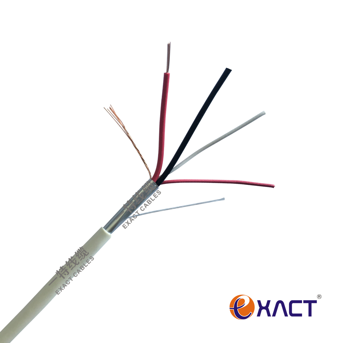 Advanced CCA Stranded 6x0.22mm2 2x0.5mm2 Composite CPR Eca Control Cable for Security