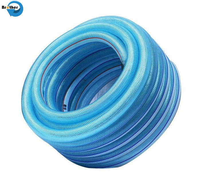 Non Kink Flexible Fiber Braided Reinforced PVC Garden Water Tube Pipe Hose for Irrigation
