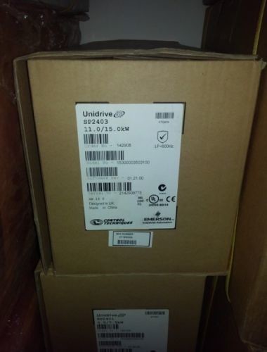 Emerson SP2403 3 PHASE 380/480 VAC 20 HP NORMAL DUTY 29 AMP IP 20 RATING 50/60 HZ OPEN LOOP VECTOR CTRL.