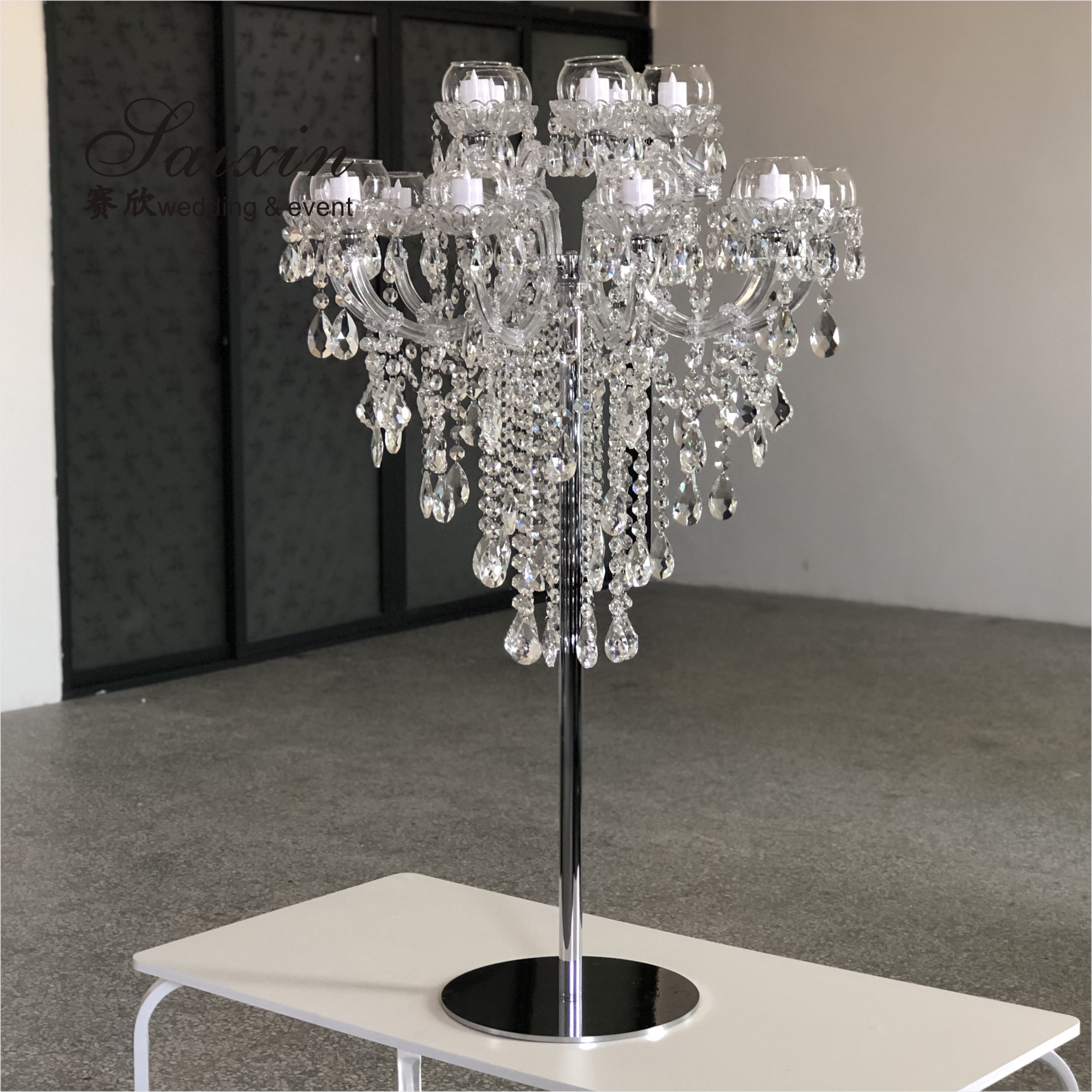 Wholesale remote control electric long LED taper candle for candle holder decoration weddings
