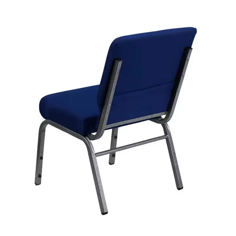 Theater Padded Church Chairs Navy Chairs For Church Fellowship Hall