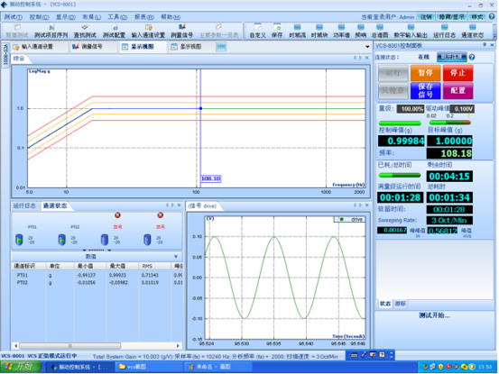 Vibration Table Testing Machine Equipment For Automobiles High Frequency Linear Sweep 0~6000 Hz/Min Automobiles