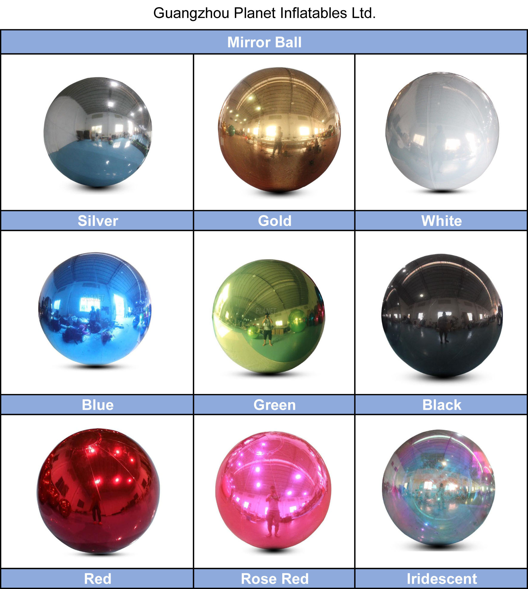 Wedding Decoration PVC Reflective Huge Inflatable Christmas Balls Giant Inflatable Mirror Ball