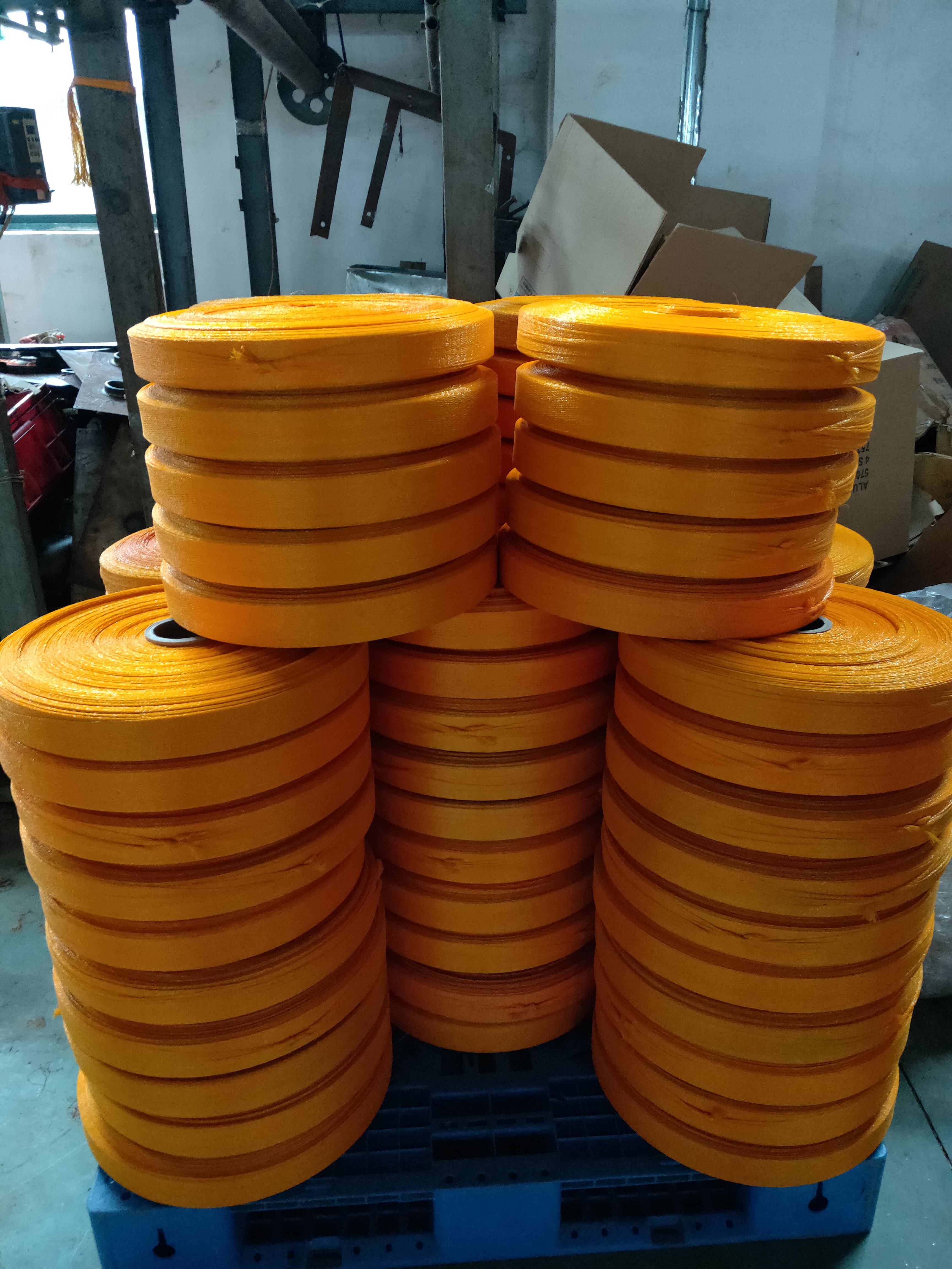 Orange Polypropylene Raschel Protective Mesh Netting For Potato Onion Ginger Tomato