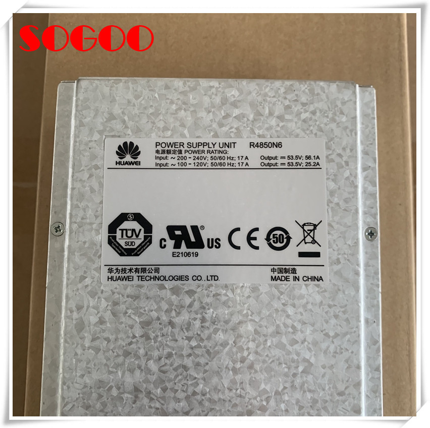 Huawei R4850N6 1U 3000W 53.5V 56.1A Normal Efficiency Rectifier Module