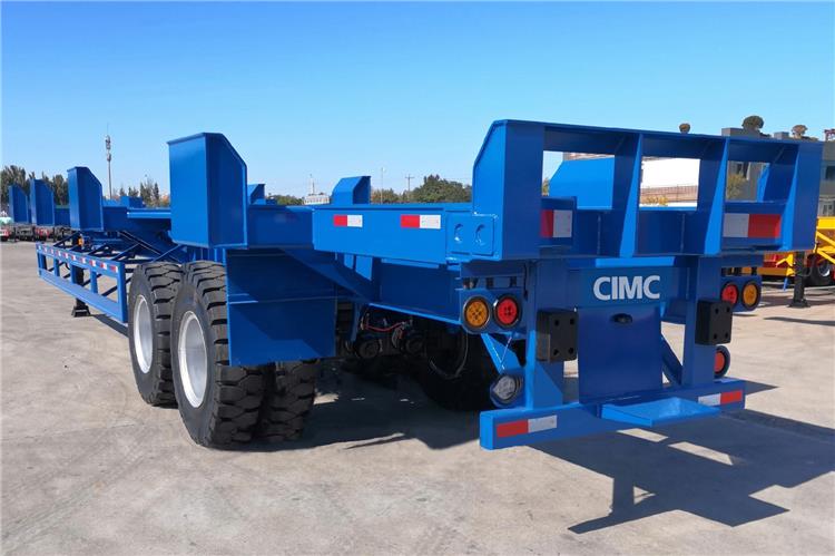  CIMC 2 Axle Shipping Container Terminal Semi Trailer for Sale