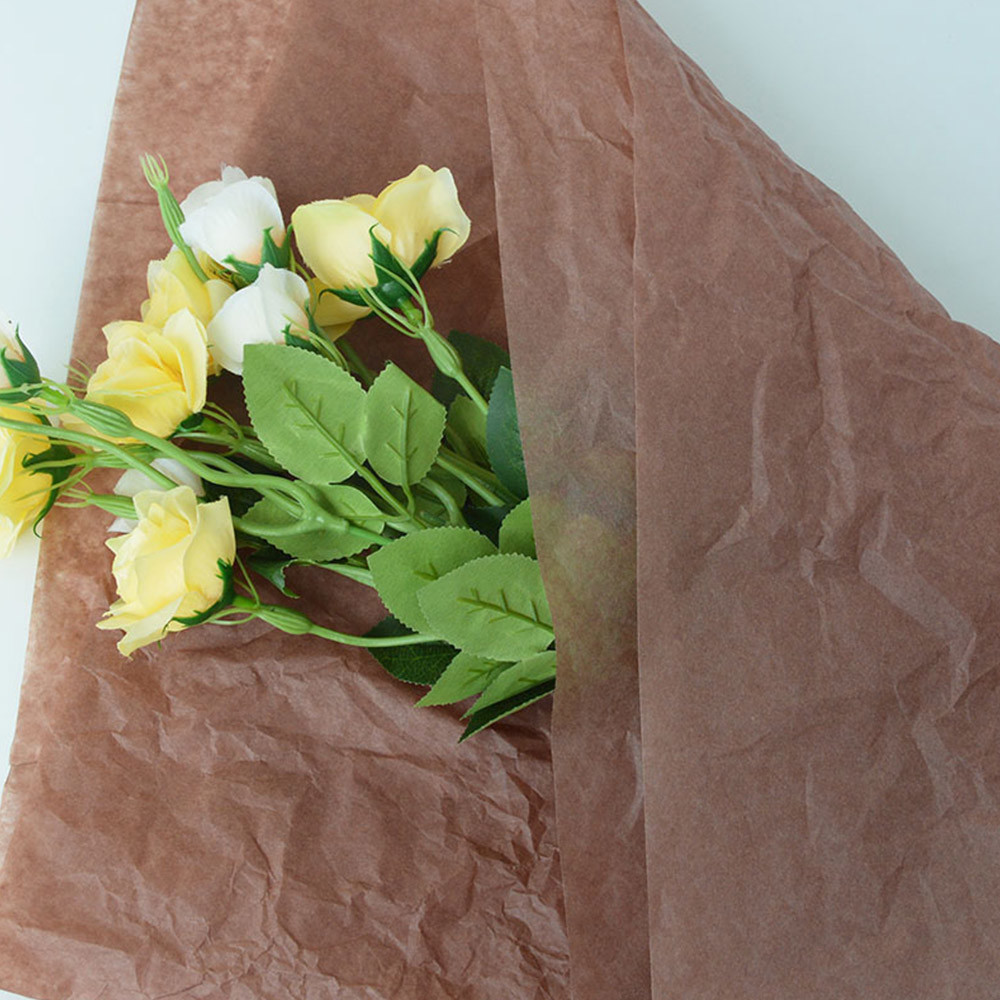 Logo Print 22g 23g Custom Wrapping Tissue Paper For Clothes Floral Bouquet