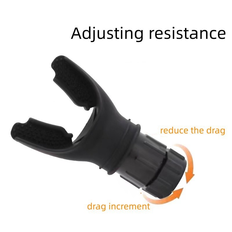 Silicone Respiratory Trainer Compact Adjustable Resistance Breathing Trainer Device