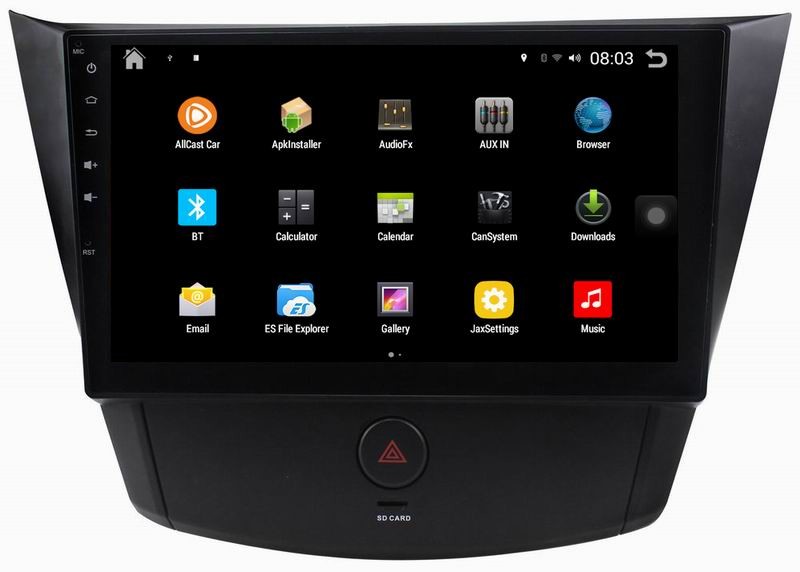 Ouchuangbo car pc auto dvd navigation android 4.4 SGMW Macro Light S1 support bluetooth usb radio stereo system