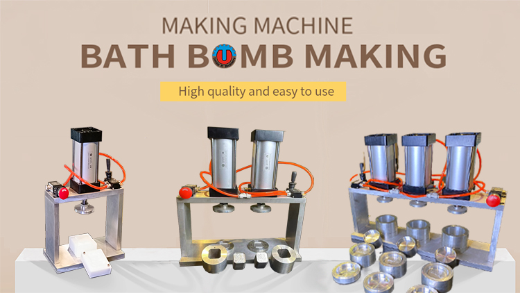 2024 Bath Bomb Salt Making Mold Wrap Pack Sale Shower Steamers Bath Bombs Machine for Small Size in USA Market