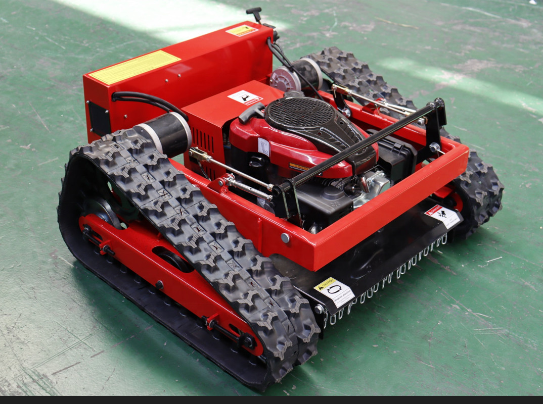 Large Remote Control Lawn Mower 4 Stroke Safety Level 55 Deg