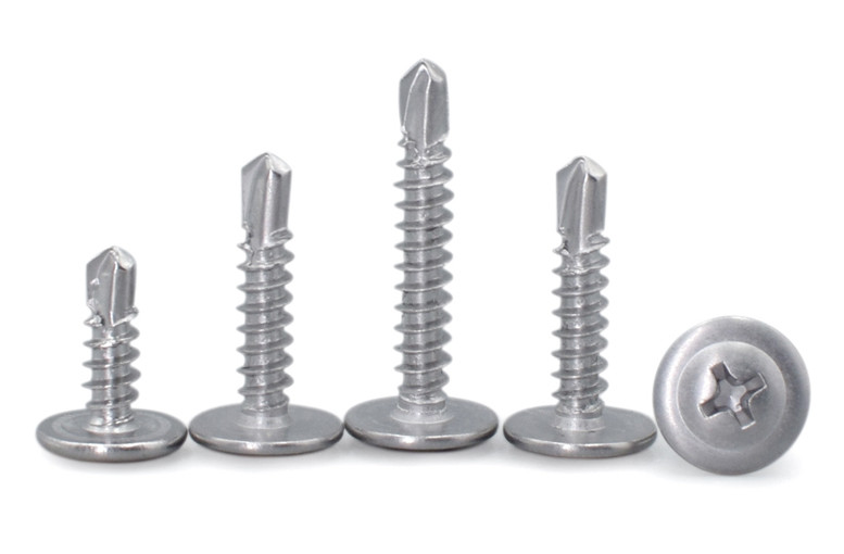 Stainless Steel Phillips Drive Truss Head Self - Drilling Screws For Metal