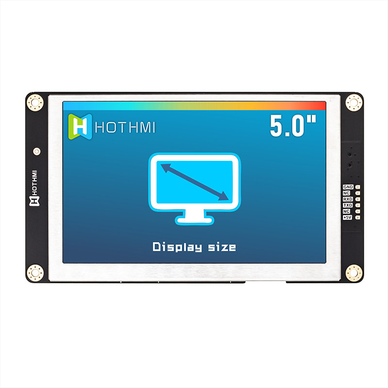 5 Inch Smart Serial Screen 800x480 UART TFT LCD Module Display Panel With TTL Interface