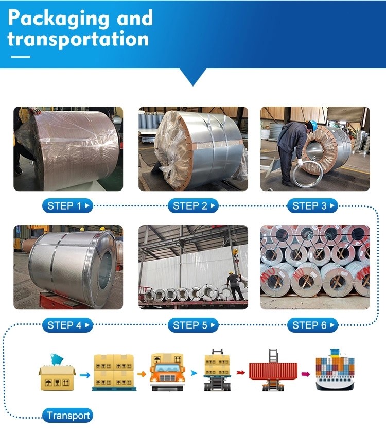 Customized Gi Sheet Galvanized Steel Coil Hot Dip Dx51d G40 G60