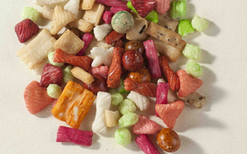 Vegetarian Japanese Rice Biscuits Seaweed Deep Fried Rice Crackers