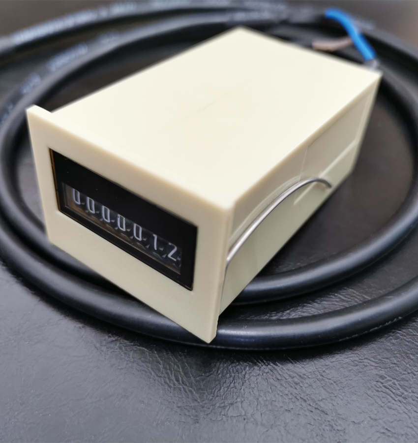 CNG Dispenser Parts Of Fuel Dispensing Pump 6+1 Digit Cumulative Mechanical Totalizer