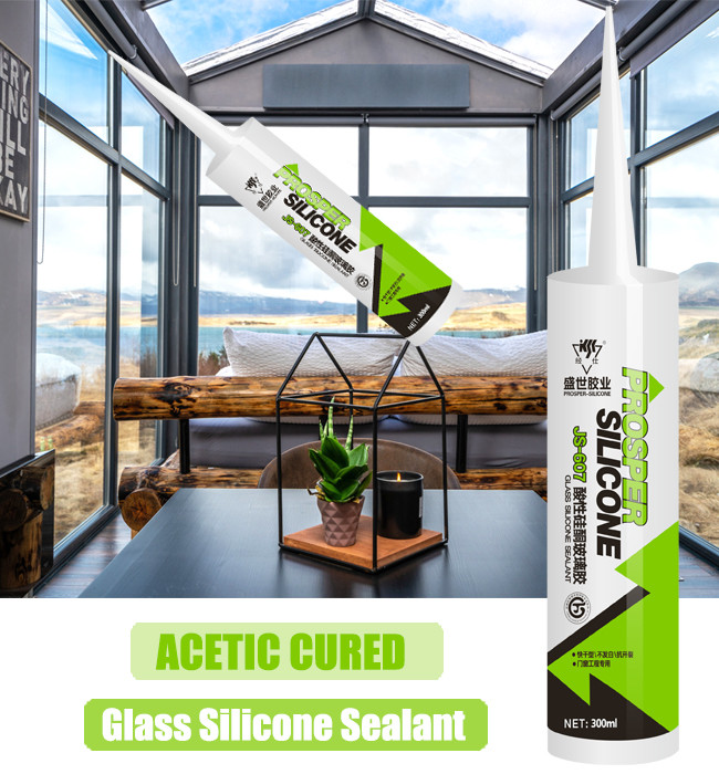 Glass Metal Frame Caulking Chemical Resistant Silicone Sealant Easy To Apply