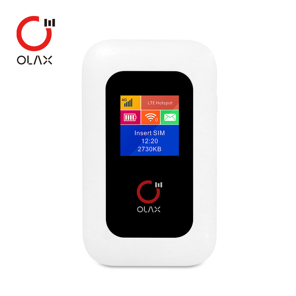 1x1 MIMO 4g Lte Mobile Broadband Wifi Wireless Router Portable Mifi Hotspot LCD Display
