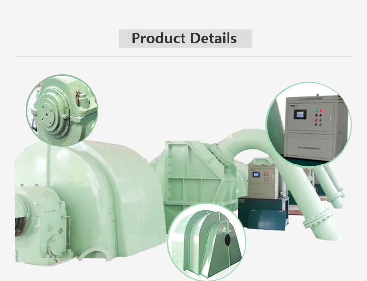 Small Pelton Water Turbine Generator Stainless Steel Runner Energy Saving