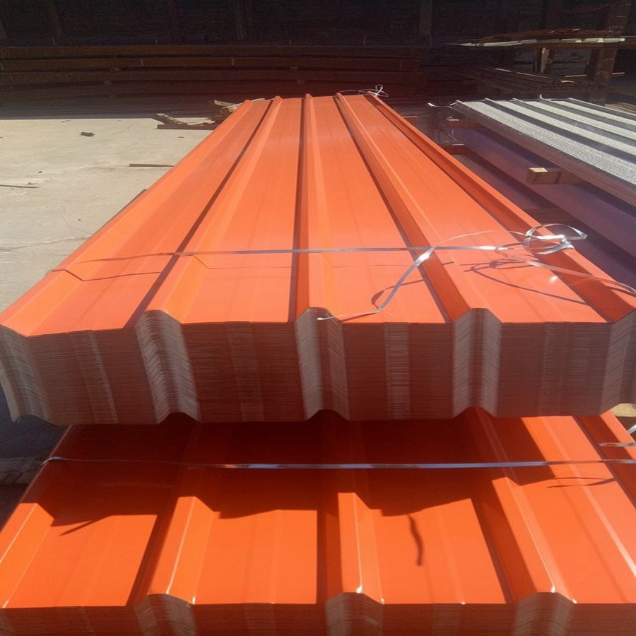Arch Color Coated Corrugated Iron Sheet Making Machine 8m / Min Processing Speed