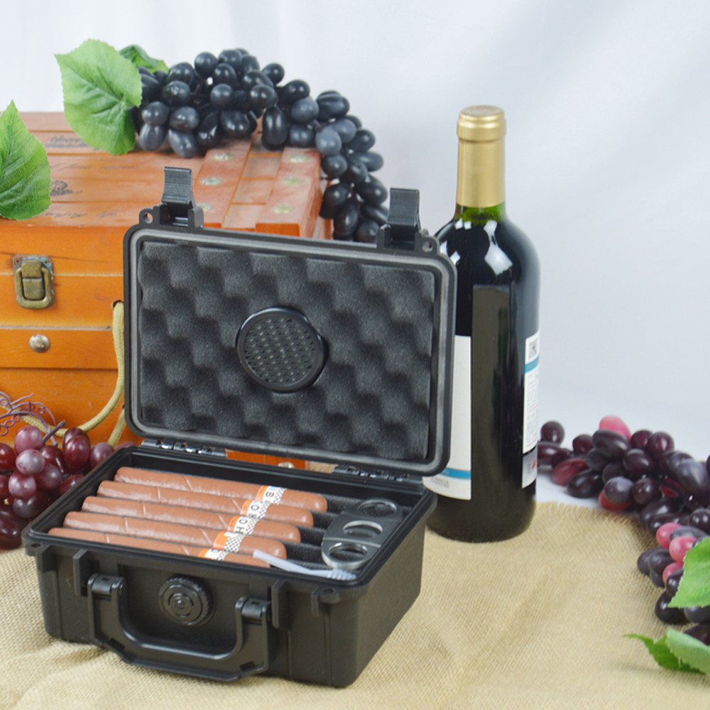 Waterproof Humidor Cigar Box PP Alloy Custom