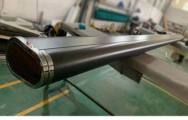 retractable awning fold arm full cassette awning LED aluminum frame awning