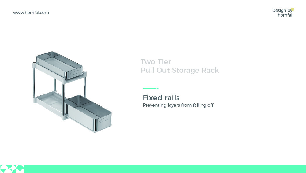 Efficiently Organize With Under Sink Organizer Standing Storage Rack