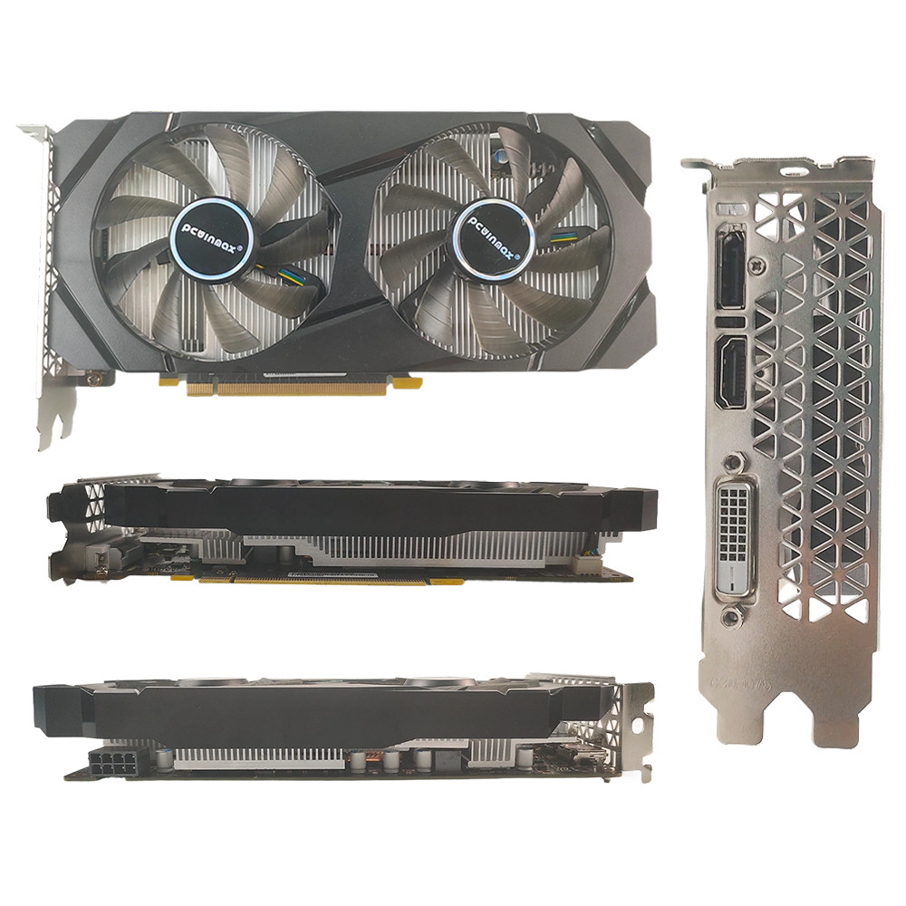 PCWINMAX GeForce GTX 1660 Ti 6GB GDDR6 192bit Video Card 1080P 2K 1770MHz PC Card HD DP DVI Output 1660Ti GPU