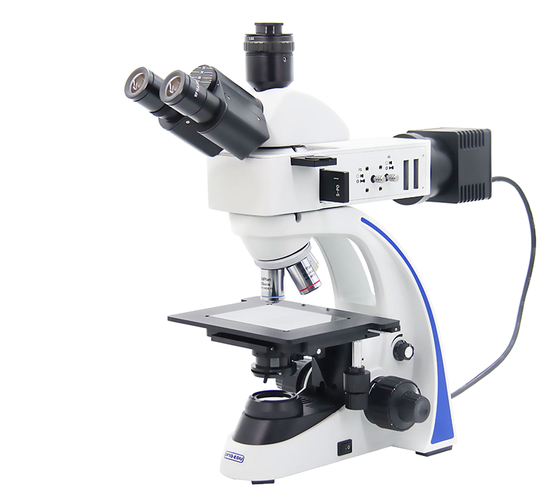 OPTO EDU A13.3601 Binocular Metallurgical Microscope Transmit And Reflect Light