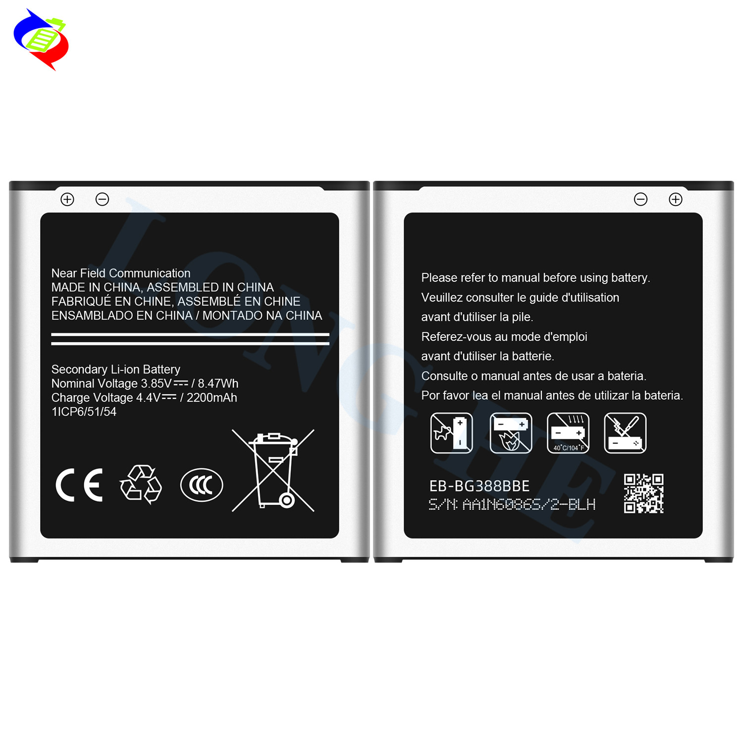 Original Quality EB-BG850BBE 1860mAhRechargeable Lithium-ion Battery
