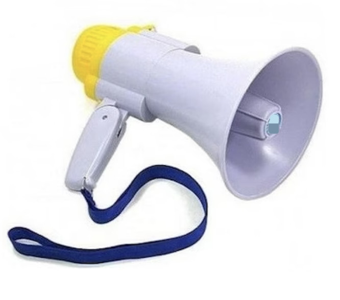 Handheld 25W Portable Megaphone Speaker Handheld Megaphone Bullhorn For Training Activities