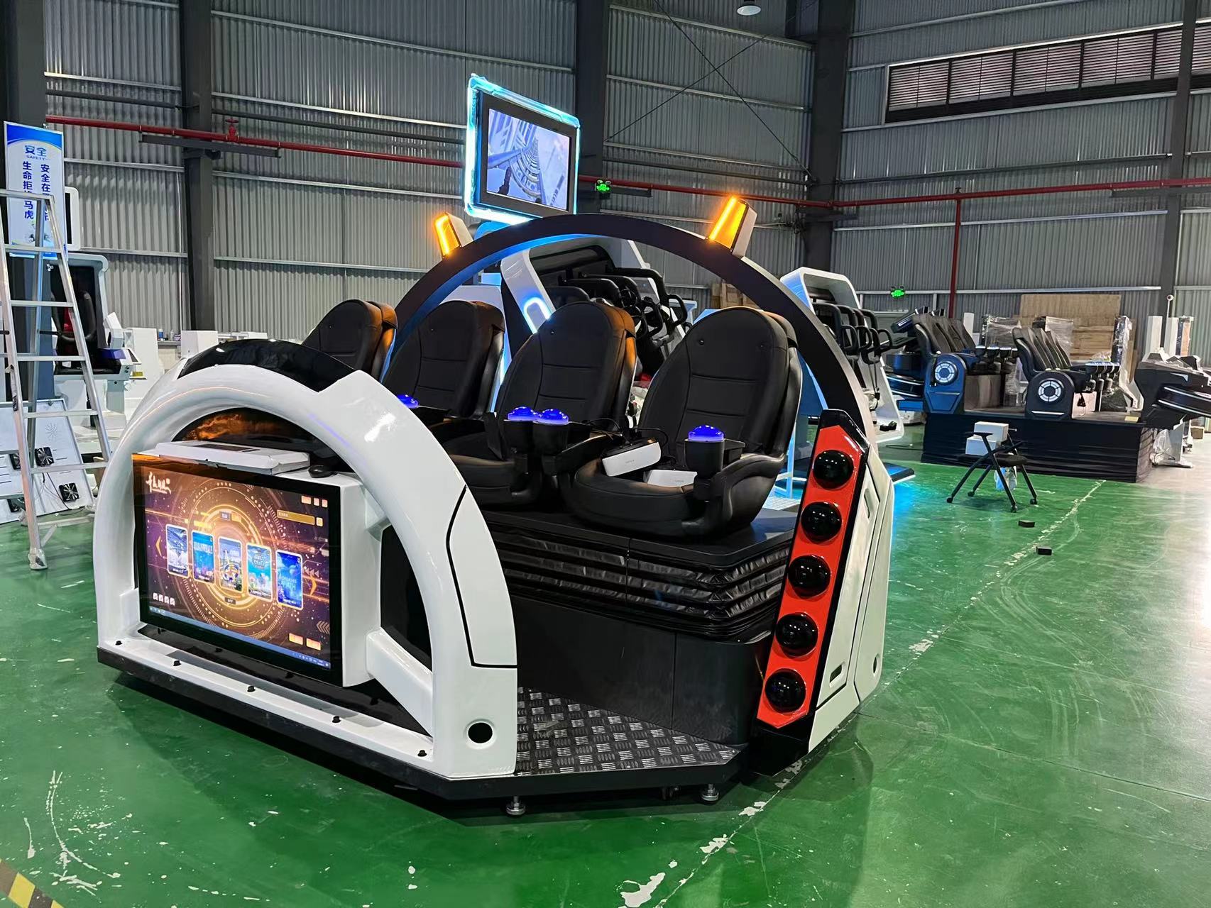 Coin Operated Double Players 9d VR Chair VR Game Machine CE Certificate