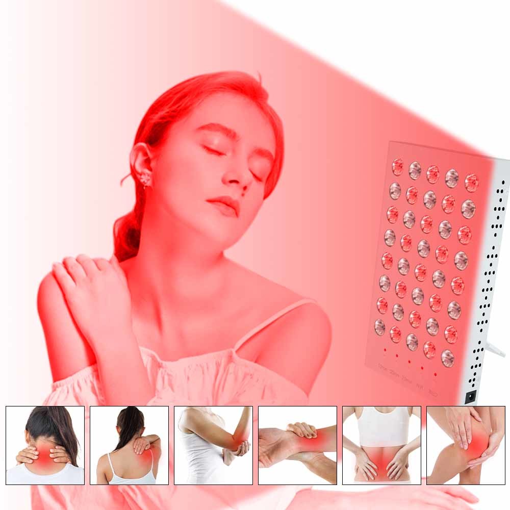 Handheld 850nm Infrared Light Therapy Lamp 200W 660nm Red Light Therapy For Back Pain