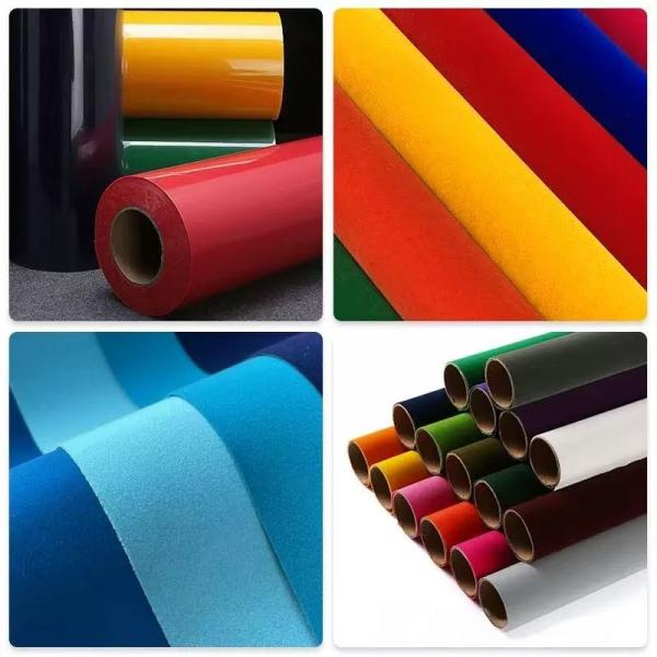 Clothing Flocking Logo Soft Flock Vinyl Heat Transfer High Durability