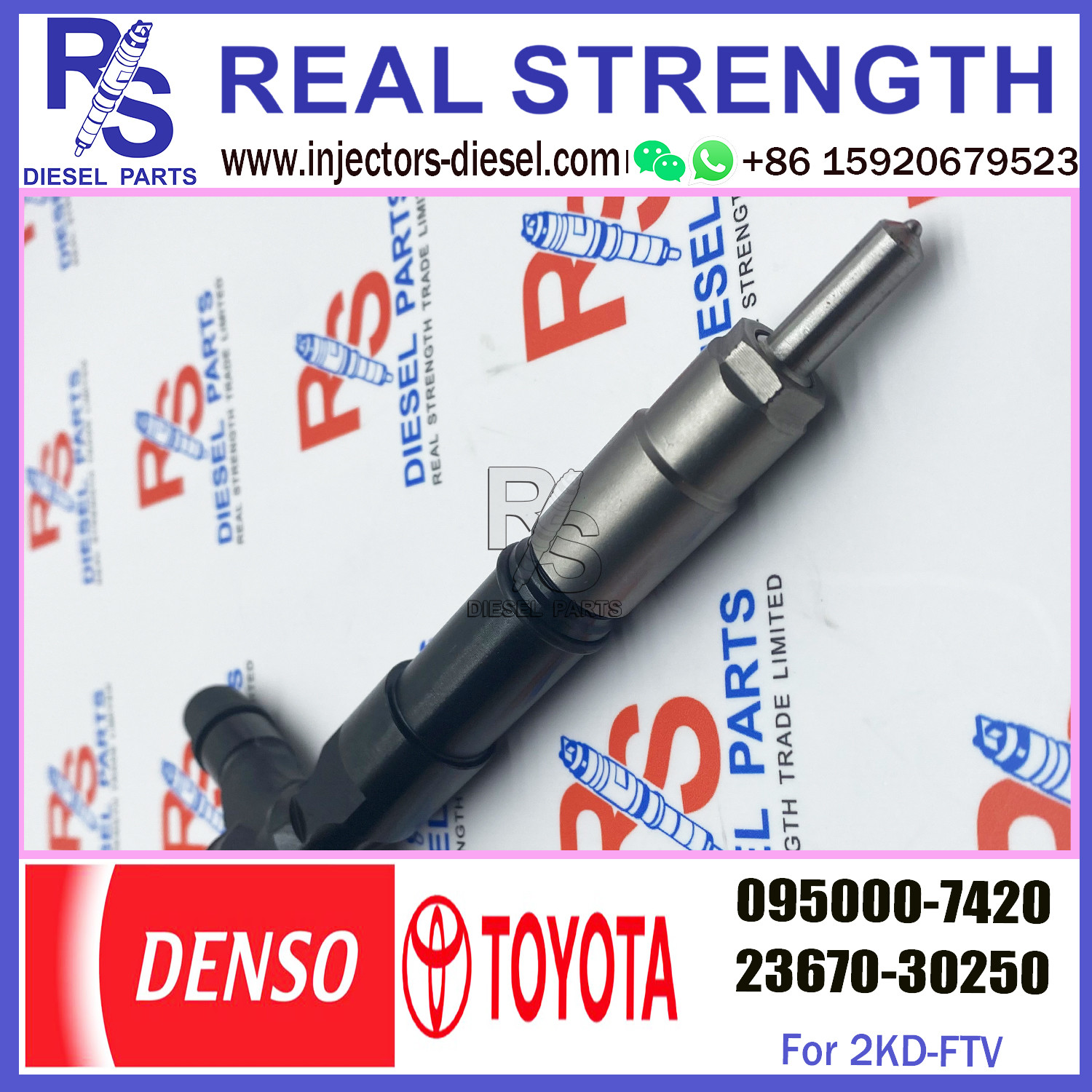 Diesel Fuel Injector Common Rail Injector 095000-7420 23670-30250 2367030250