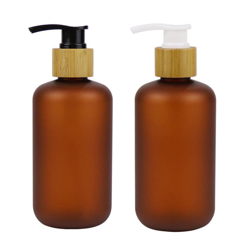 Brown 80ml 120ml 150ml Pet Lotion Pump Bottle For Personal Care