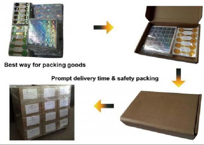 Anti Counterfeit Hologram Vial Label Digital Printing Hologram Vial Label