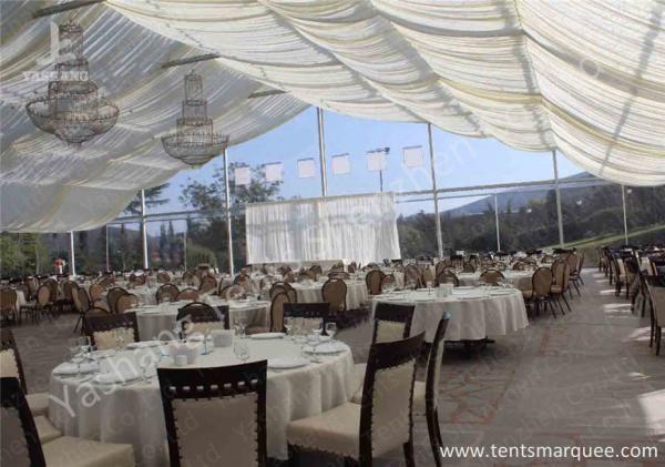 Custmized Outdoor Tents Marquee Luxury Decoration for Wedding Parties