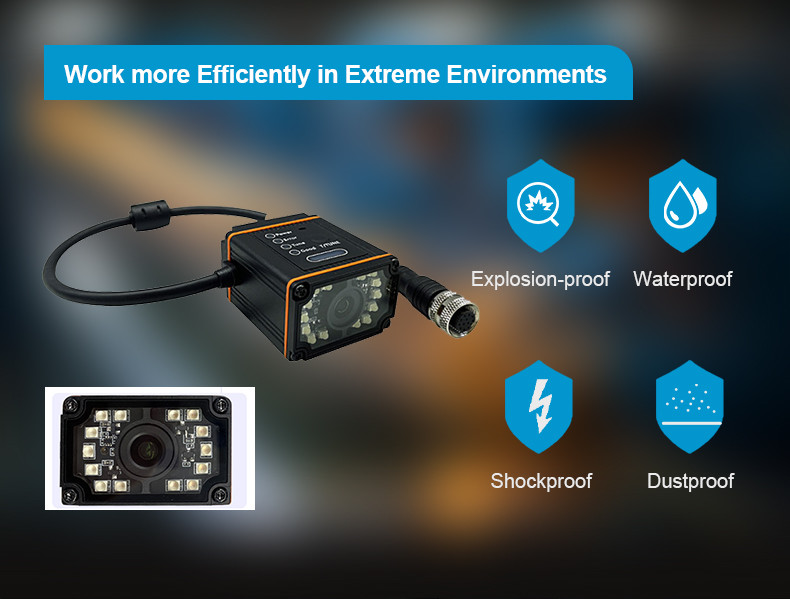 Industrial Fixed Barcode Scanner RK410 with ethernet ip Optimized for Harsh Environments amp Automation