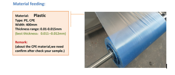 450kgs Dustproof Disposable Plastic Shoe Cover Making Machine
