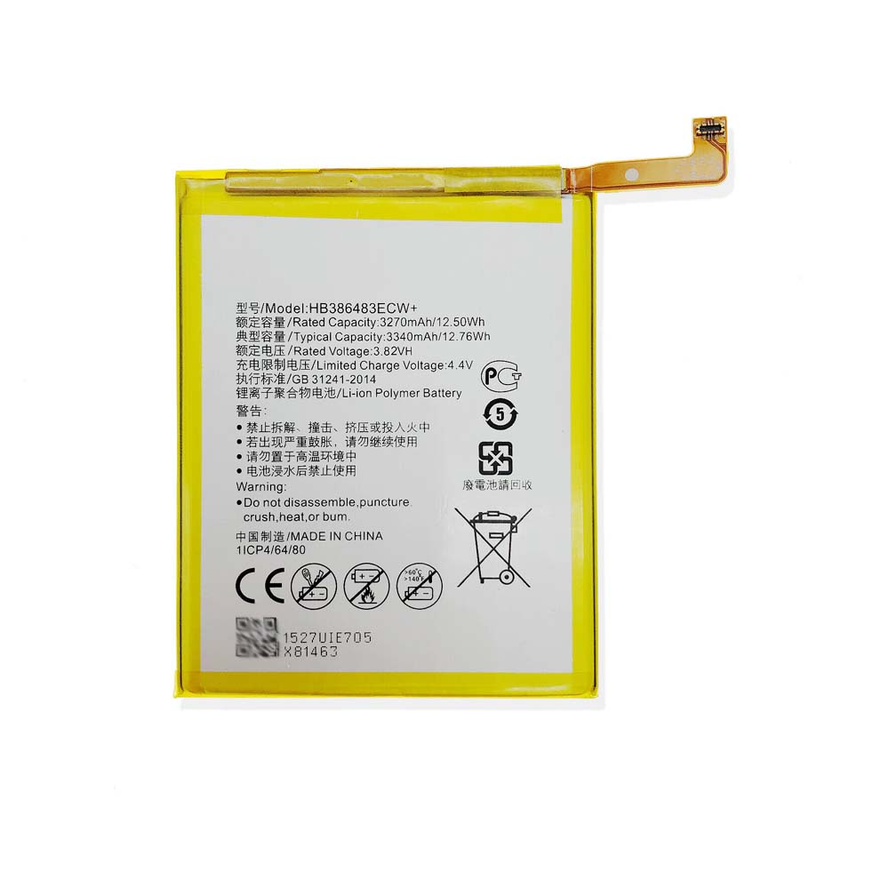 HB386483ECW Li Ion Battery For Huawei Maimang 5 Honor 6X G9 Plus 3340mAh