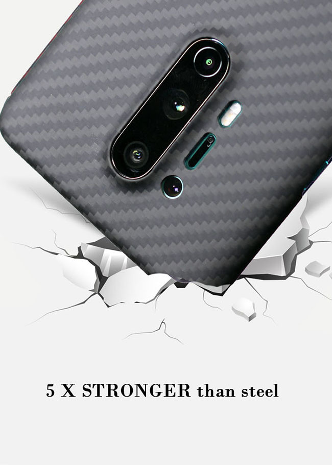 Additive 3D Soft Touch Aramid Fiber Phone Case For One Plus 8 Pro