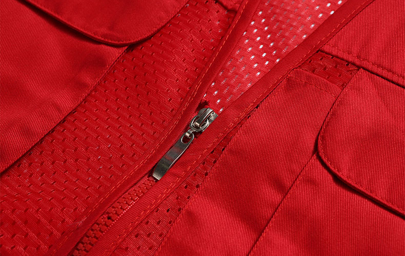 Custom Logo Thin Multiple-pockets Waistcoats Utility Reflectives Strip Road Volunteer Work Clothes Reflective Safety Vest