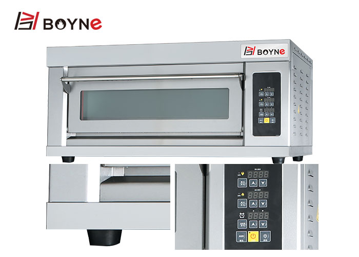 Large Capacity Oven Three Layer Nine Trays Gas Oven Stainless Steel
