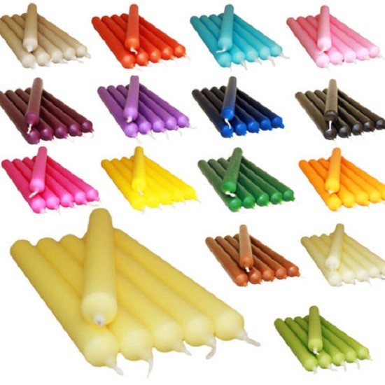 12 Cm 10 Colors Ritual Chime Candles Unscented 4 Inch Tall Mini Spell Candles For Magic Congregation