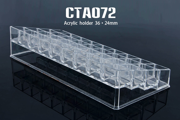 36 Holes 24mm Acrylic Cosmetic Bottle Display Lipstick Stand Holder