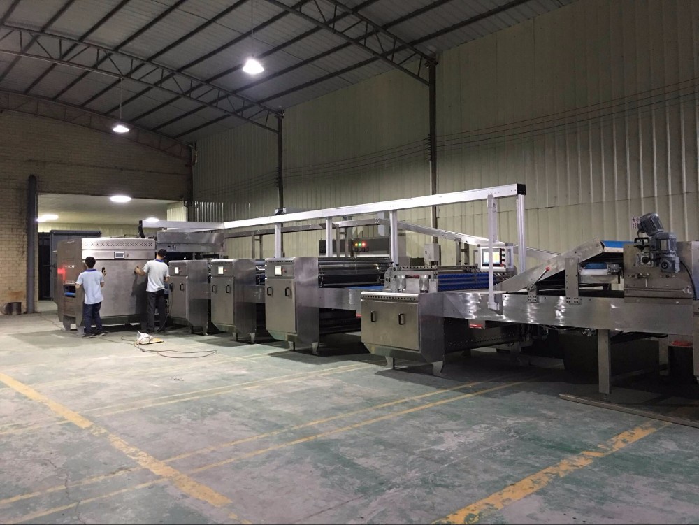 Automatic Industrial Soft And Hard Biscuit Production Line CE Approved